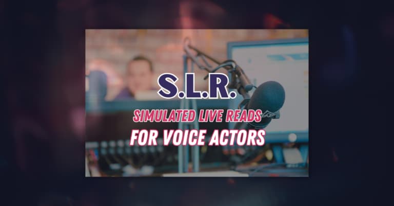 SLR for voice actors