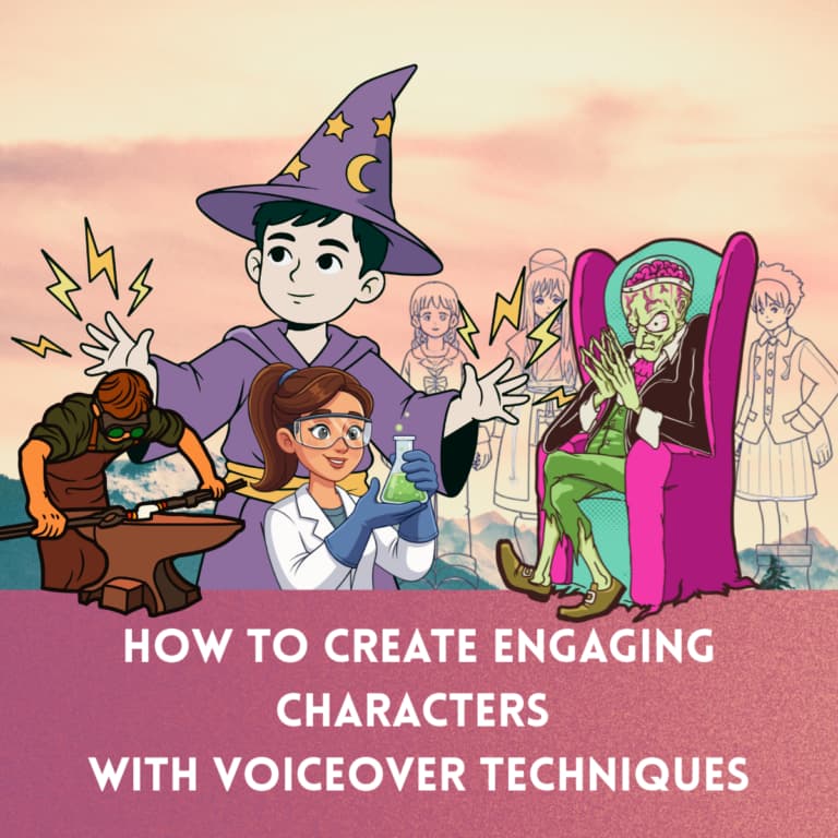 How to create engaging characters with voiceover techniques